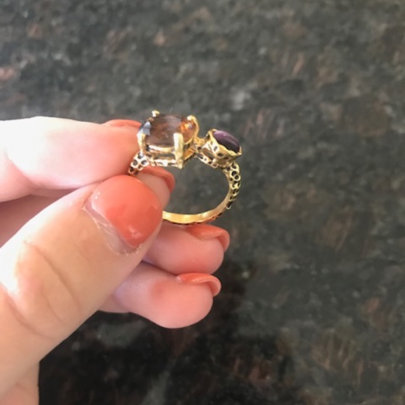 Women's Two Stone Ring - Picture 1 of 4